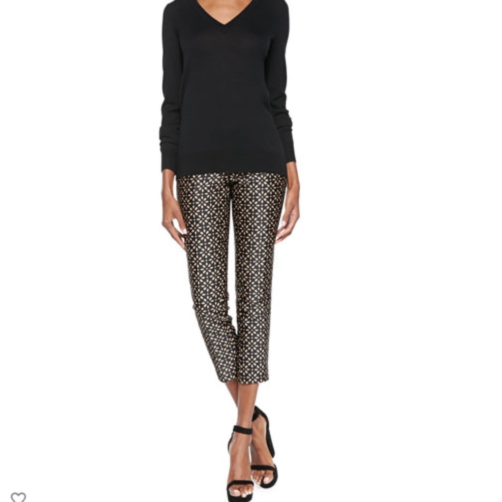 Michael Kors Collection Crop Pants, Size 14